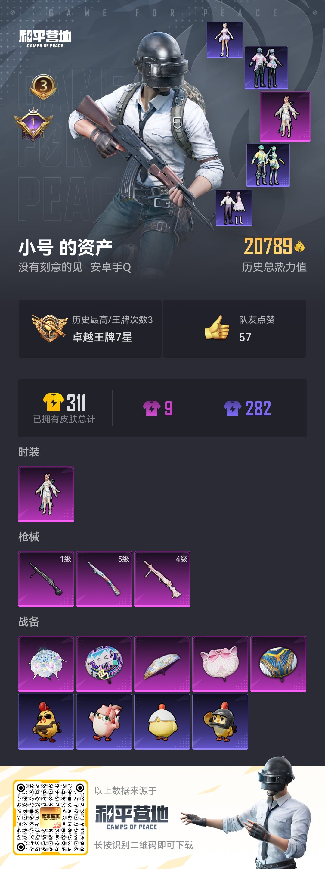 HPCMW3421157和平精英账号详情图8 HPCMW3421157和平精英账号详情图8