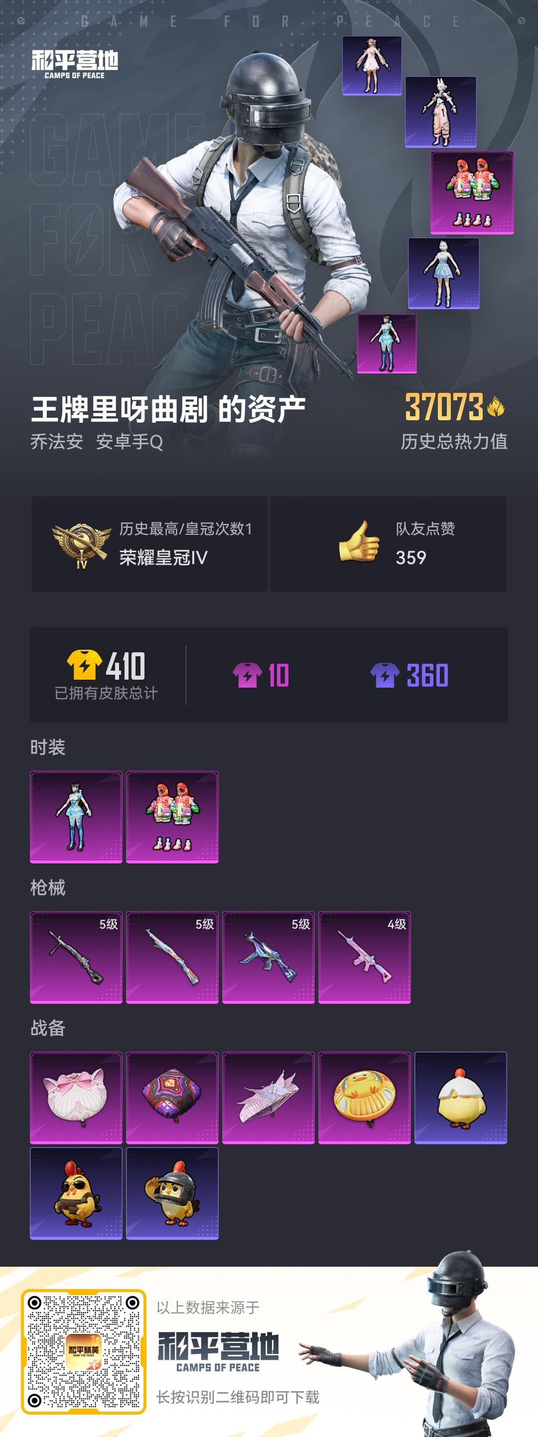 HPCMW3440065和平精英账号详情图8