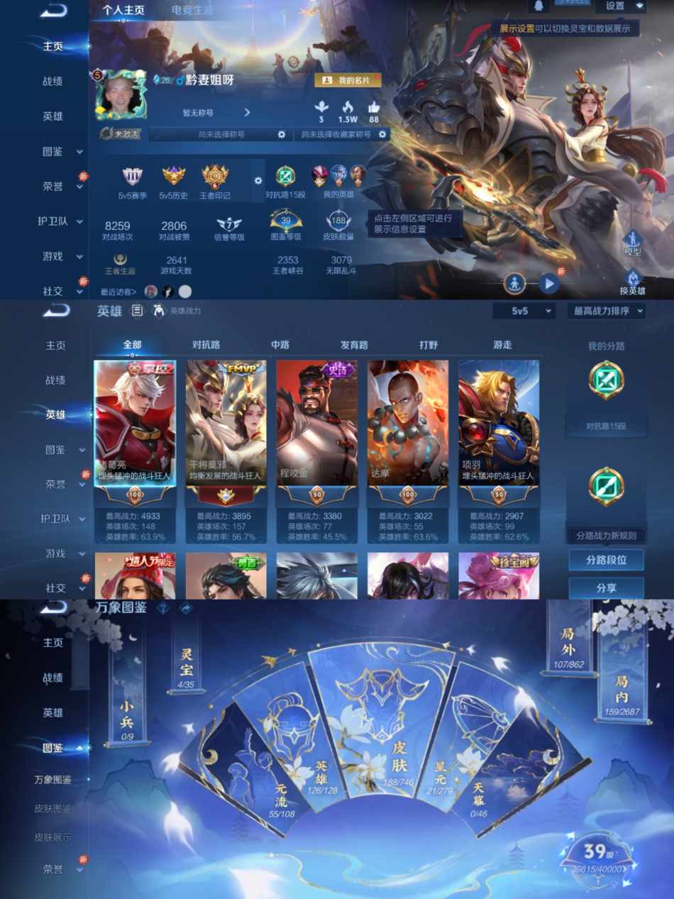 WZCMW3366664王者荣耀账号详情图2 WZCMW3366664王者荣耀账号详情图2