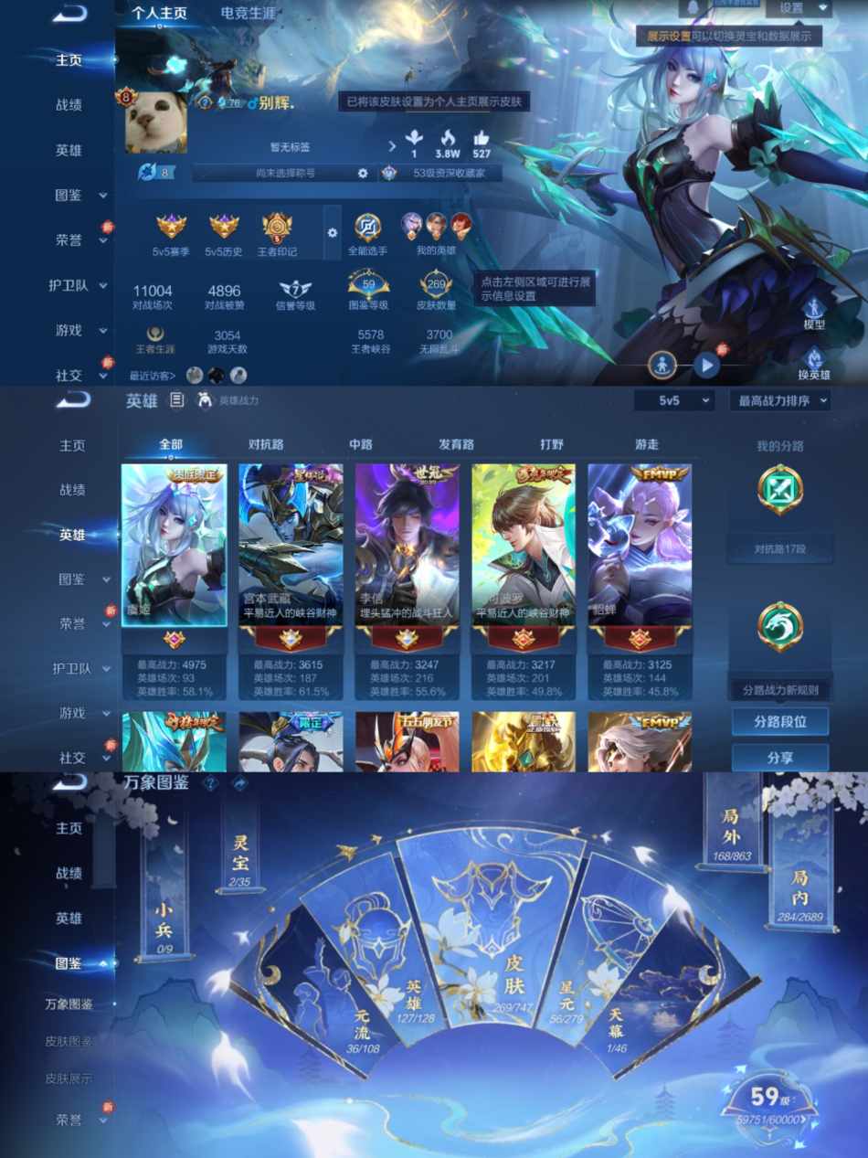 WZCMW3435746王者荣耀账号详情图2