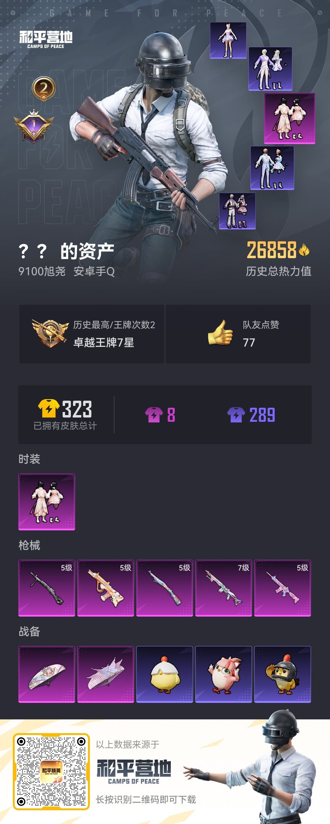 HPCMW3420513和平精英账号详情图15 HPCMW3420513和平精英账号详情图15