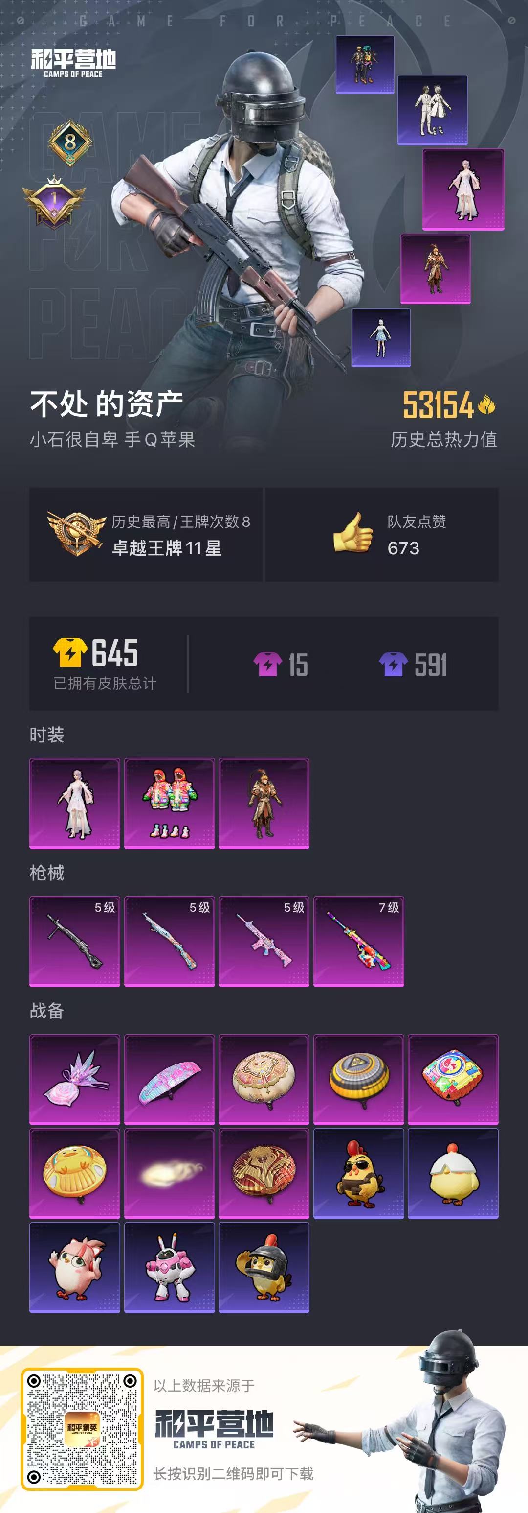 HPCMW3420942和平精英账号详情图10