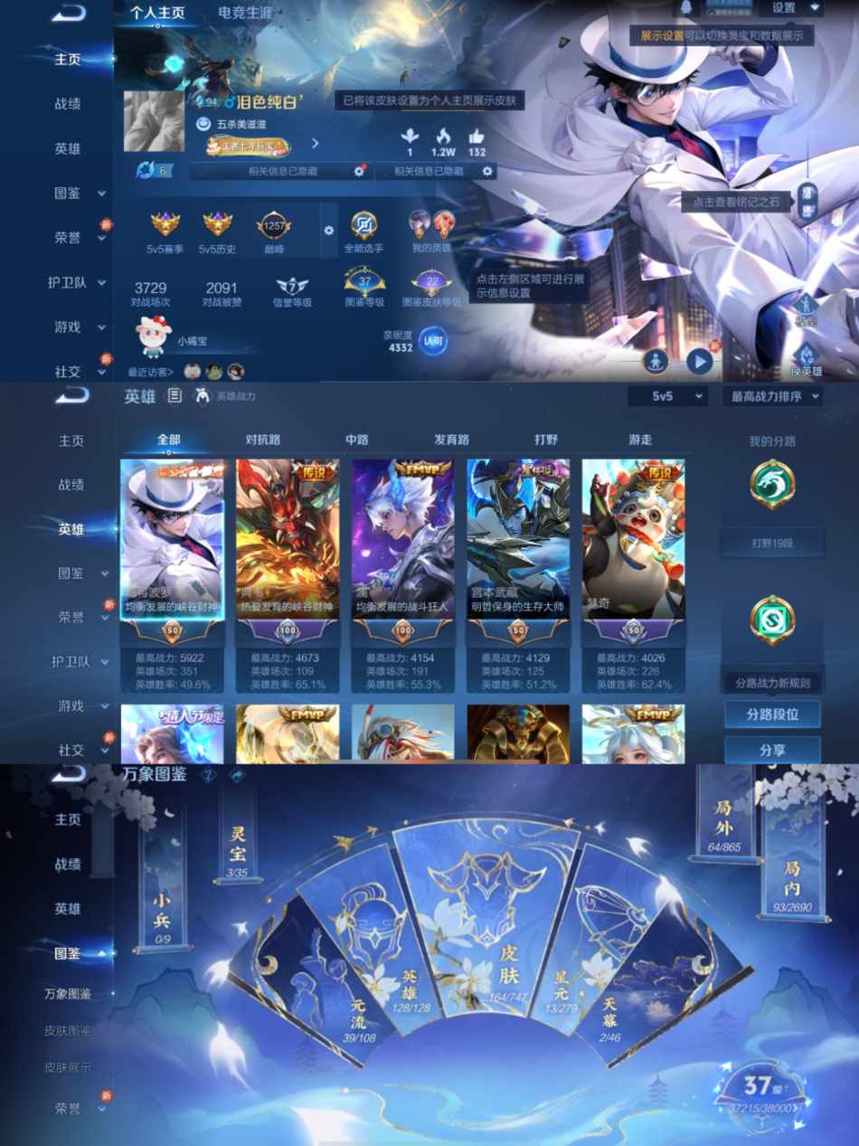 WZCMW3419377王者荣耀账号详情图2