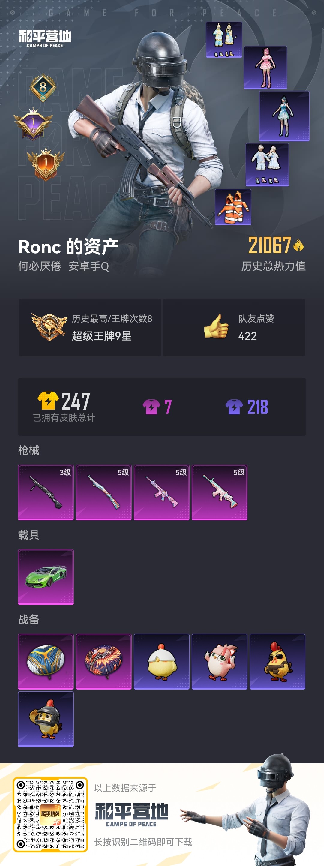 HPCMW3440264和平精英账号详情图9