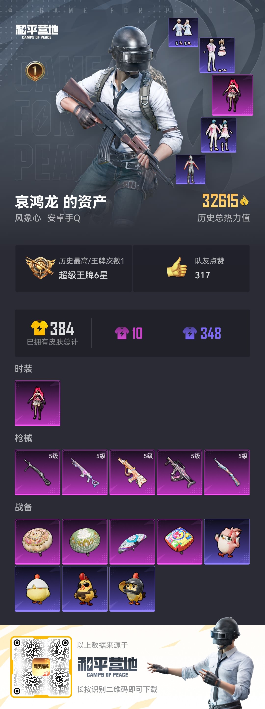 HPCMW3440846和平精英账号详情图9