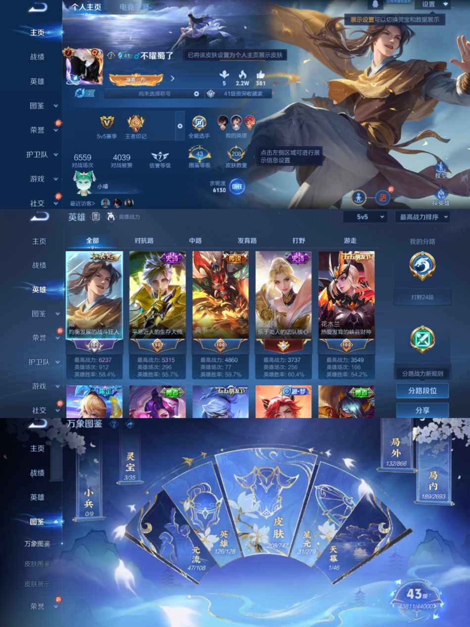 WZCMW4106353王者荣耀账号详情图2