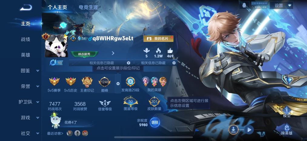 WZCMW3438360王者荣耀账号详情图2