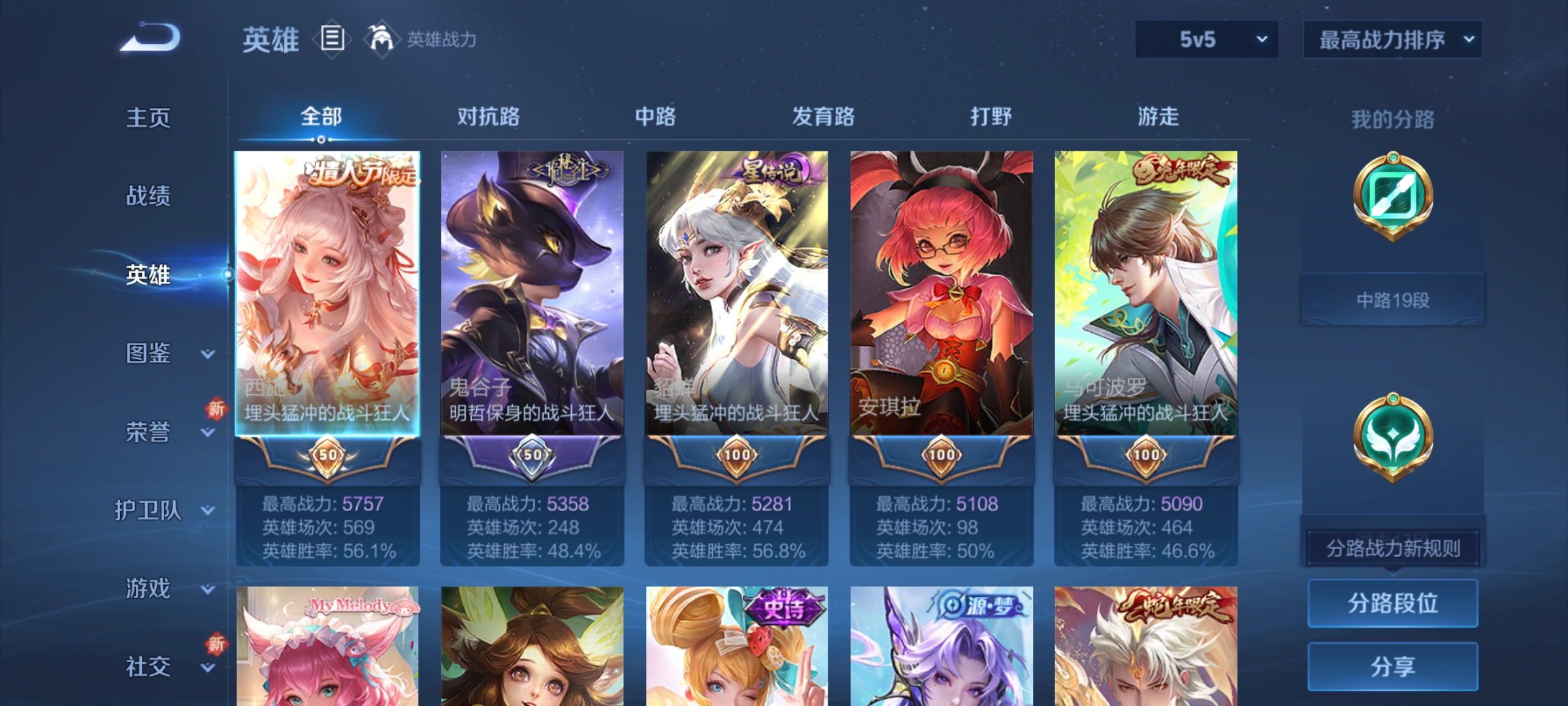 WZCMW4106330王者荣耀账号详情图3