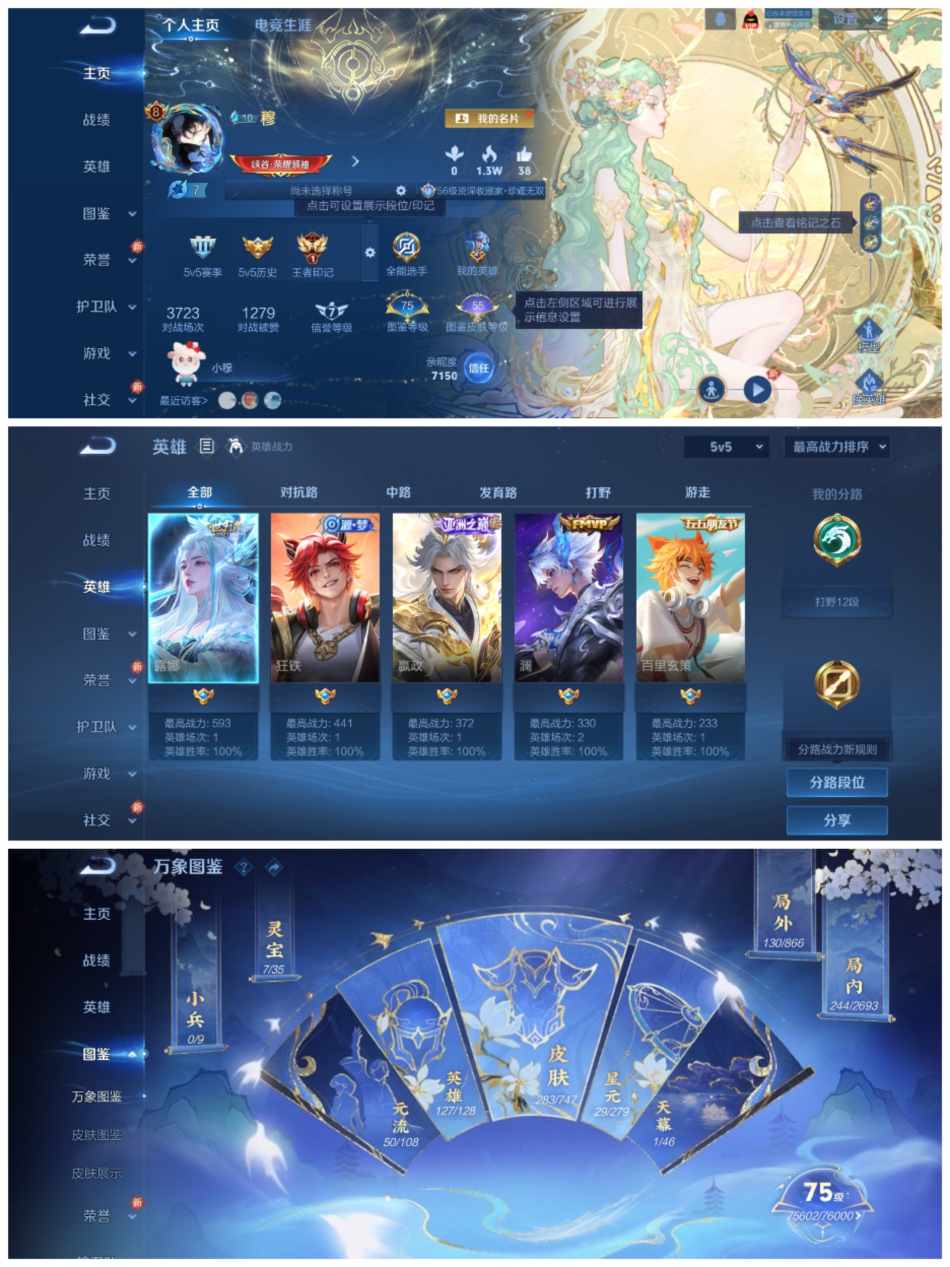 WZCMW3474095王者荣耀账号详情图2 WZCMW3474095王者荣耀账号详情图2