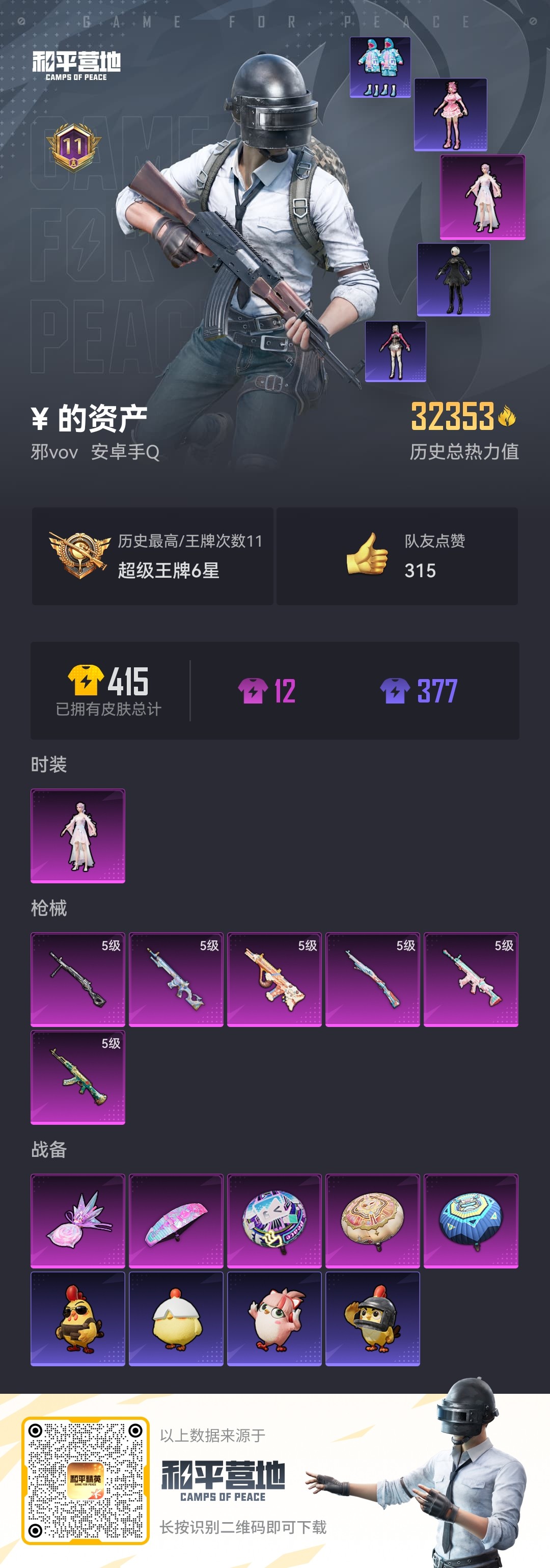 HPCMW468936和平精英账号详情图10