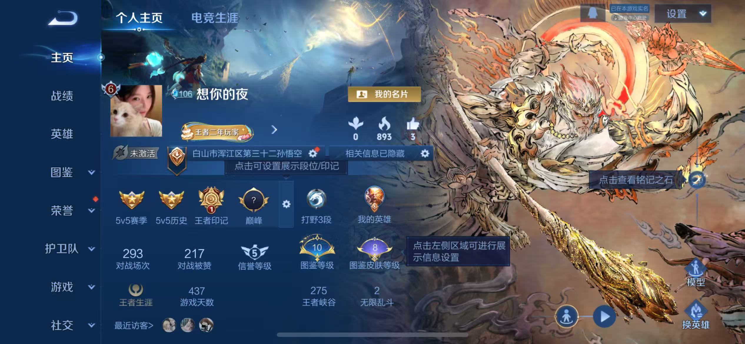 王者荣耀账号苹果QQ37英雄-26皮肤-【26皮肤1无双4传说】苹果QQ-37英雄-26皮肤【无双皮肤】群星魔术团【传说