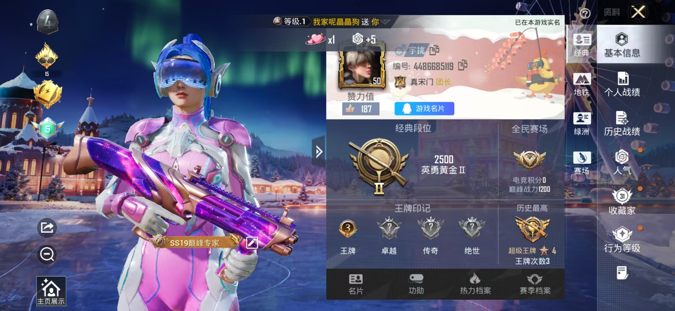 HPCMW468938和平精英账号详情图2