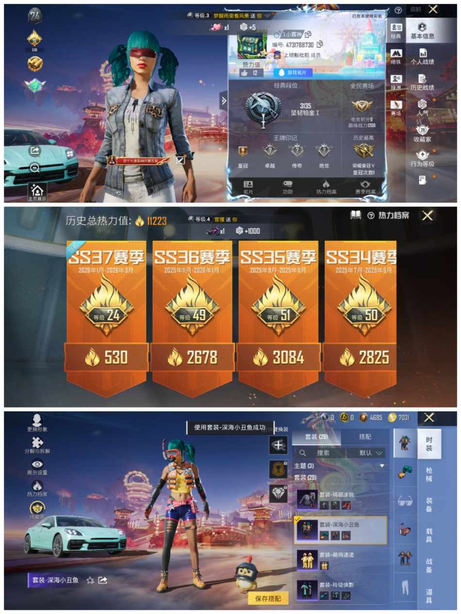 HPCMW473017和平精英账号详情图3