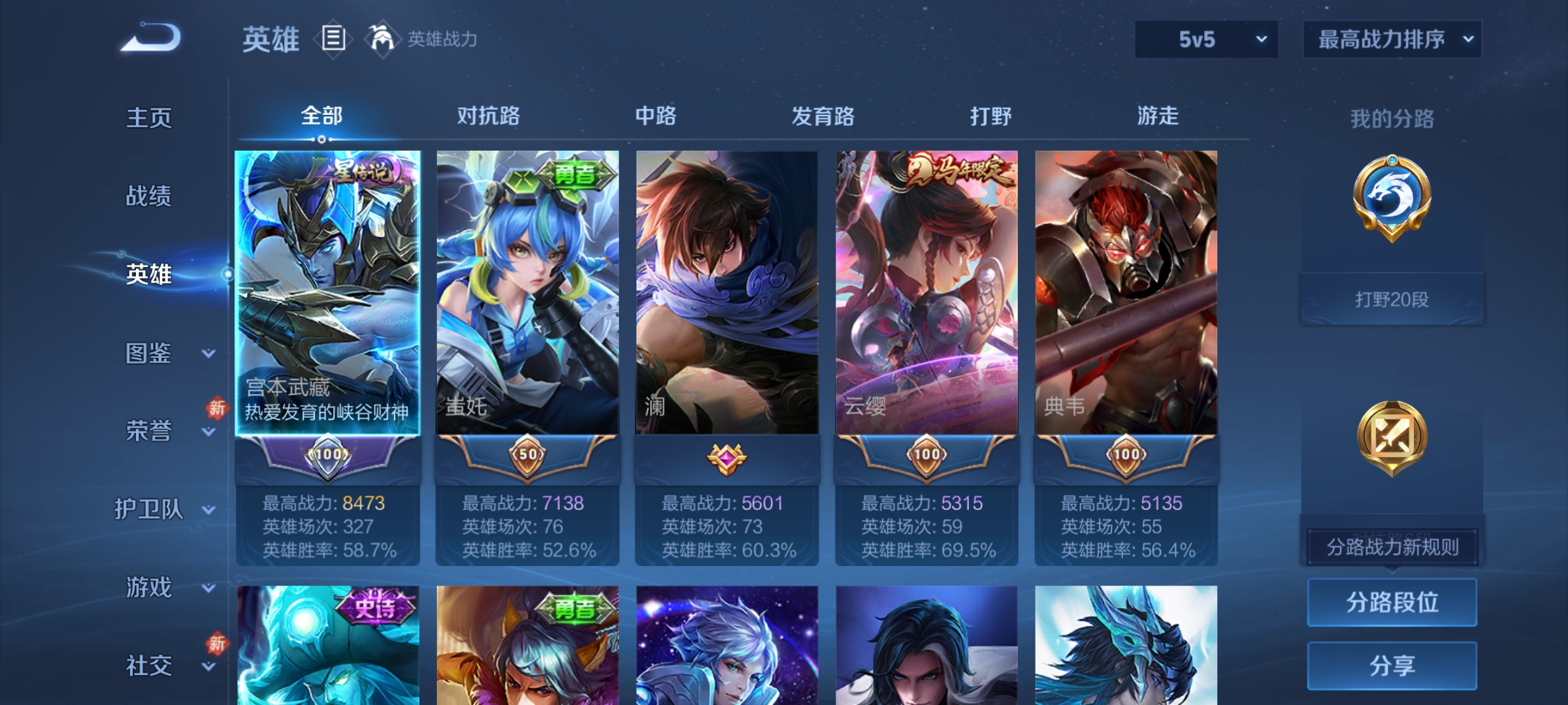 WZLX4279033王者荣耀账号详情图6