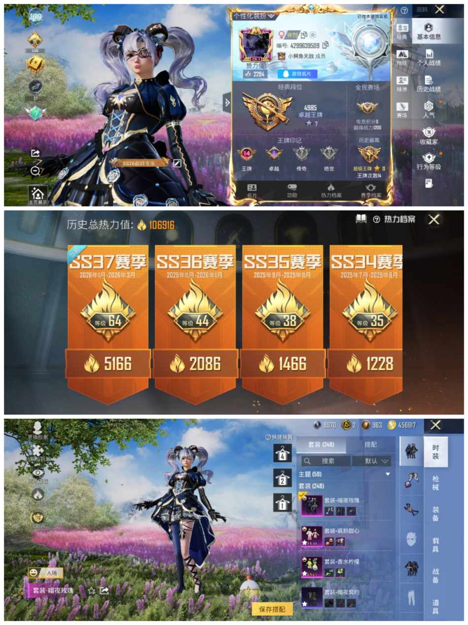 和平精英账号安卓QQ【5粉装12特效枪1载具 秒换绑不用等】 安卓Q区-热力值-248套装-331枪皮 【1载具】 玛莎