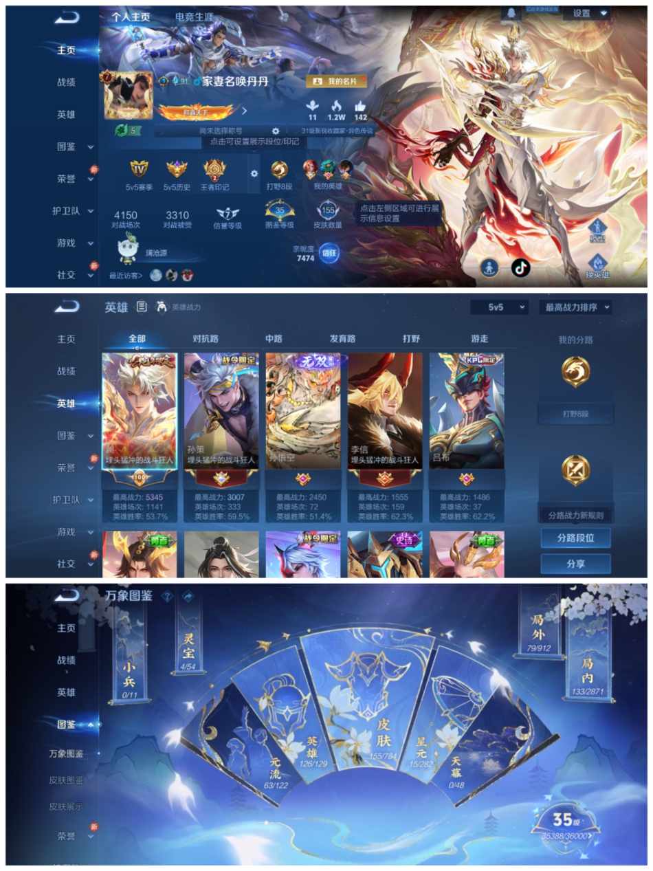 WZLX4282255王者荣耀账号详情图2