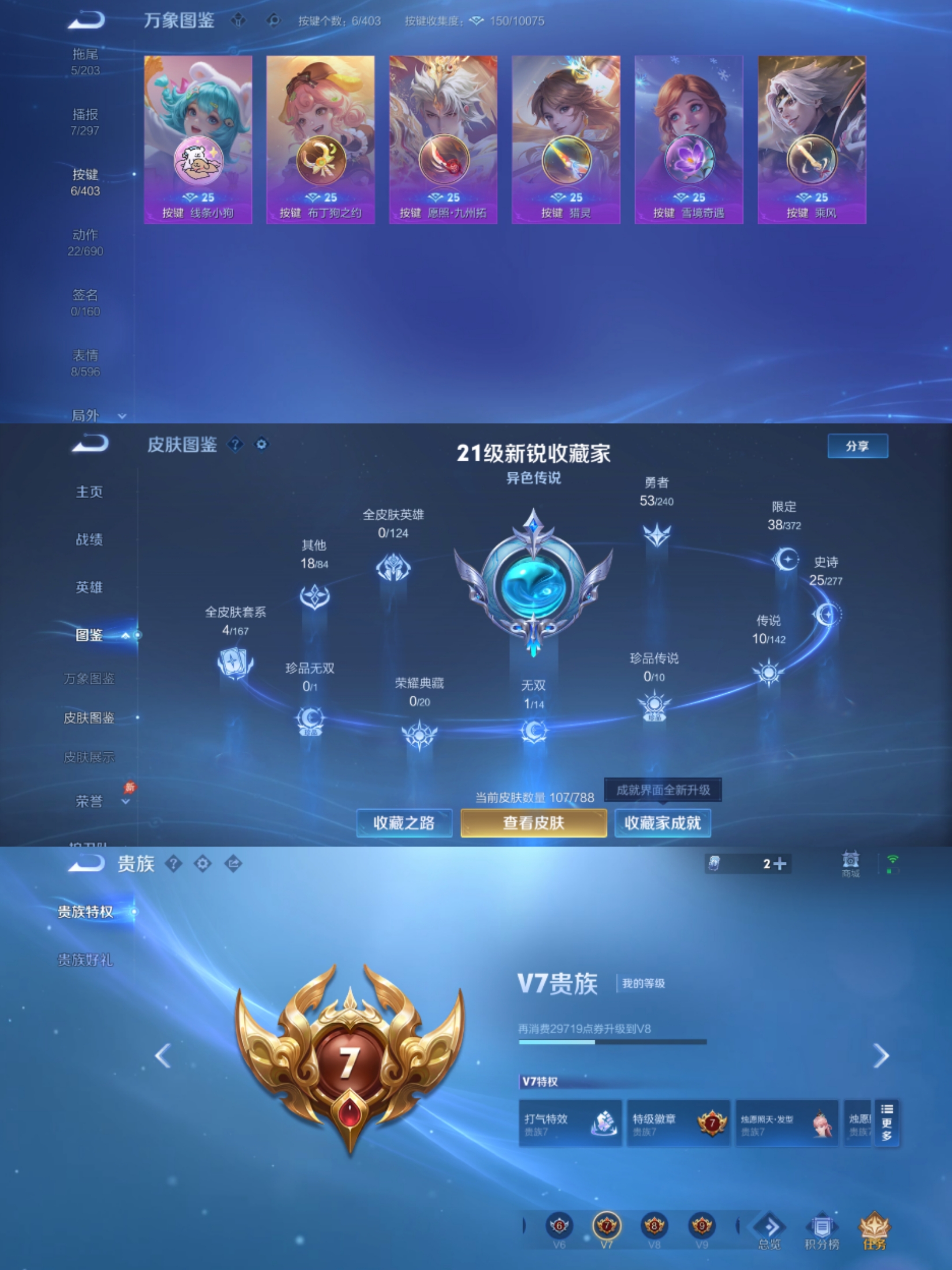 WZLX4291209王者荣耀账号详情图4