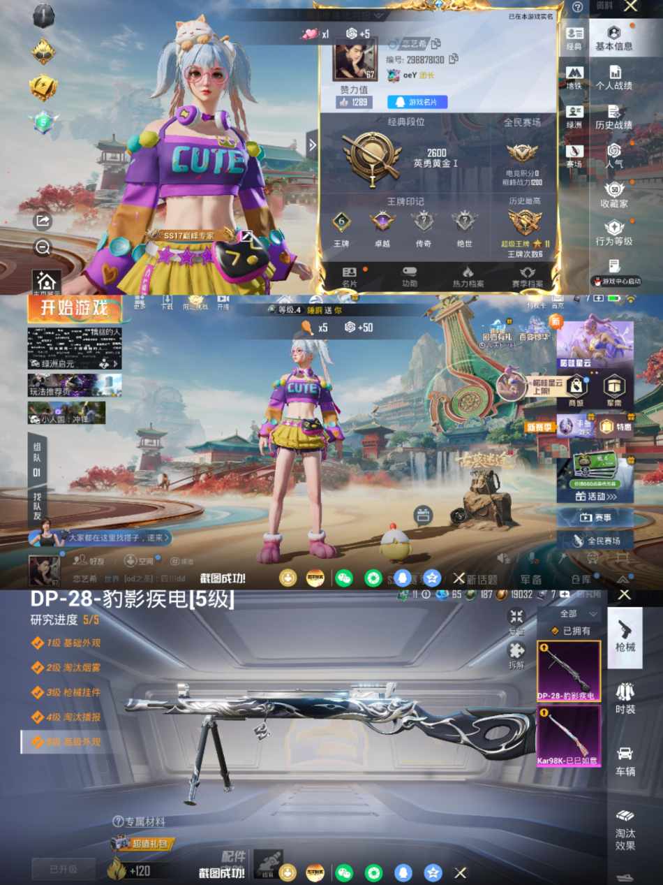 HPLX4175773和平精英账号详情图1