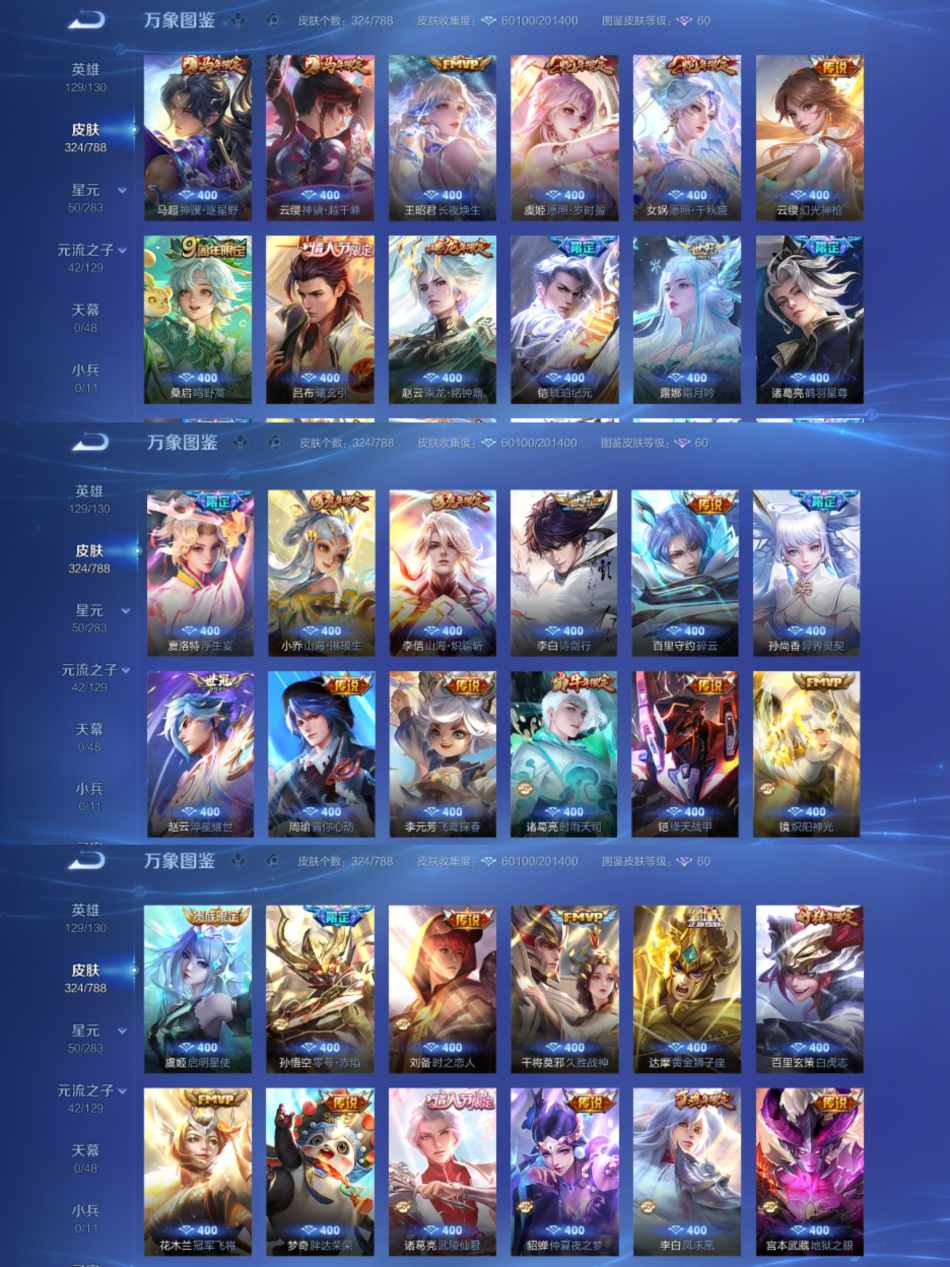 WZLX4313657王者荣耀账号详情图3