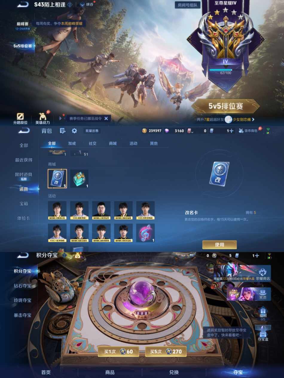 WZLX4315245王者荣耀账号详情图8