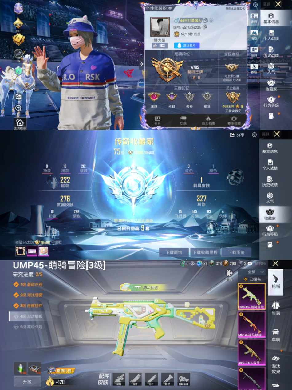 HPLX4185628和平精英账号详情图1